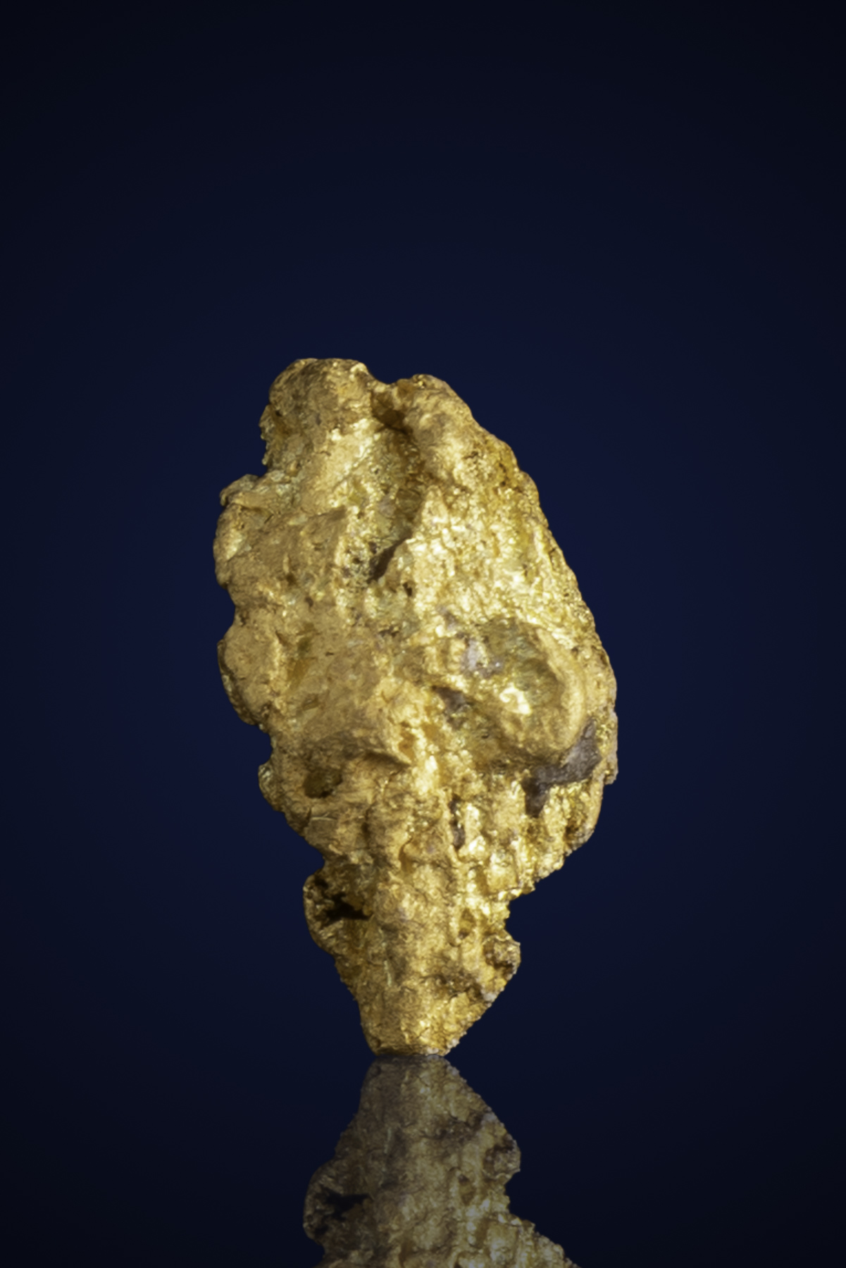 Brilliant, Textured Natural Gold Nugget - Arizona - 0.81 Grams